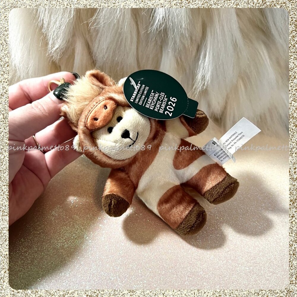 🐴🧧 NWT Starbucks 2026 Lunar New Year 'Year of the Horse' Bearista Plush 🧸✨ - Picture 7 of 10